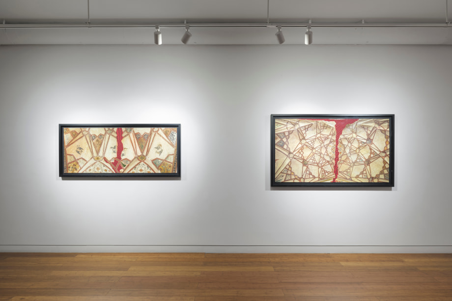 Installation view of Aisha Khalid's At The Circle's Center - photography by Sebastian Bach