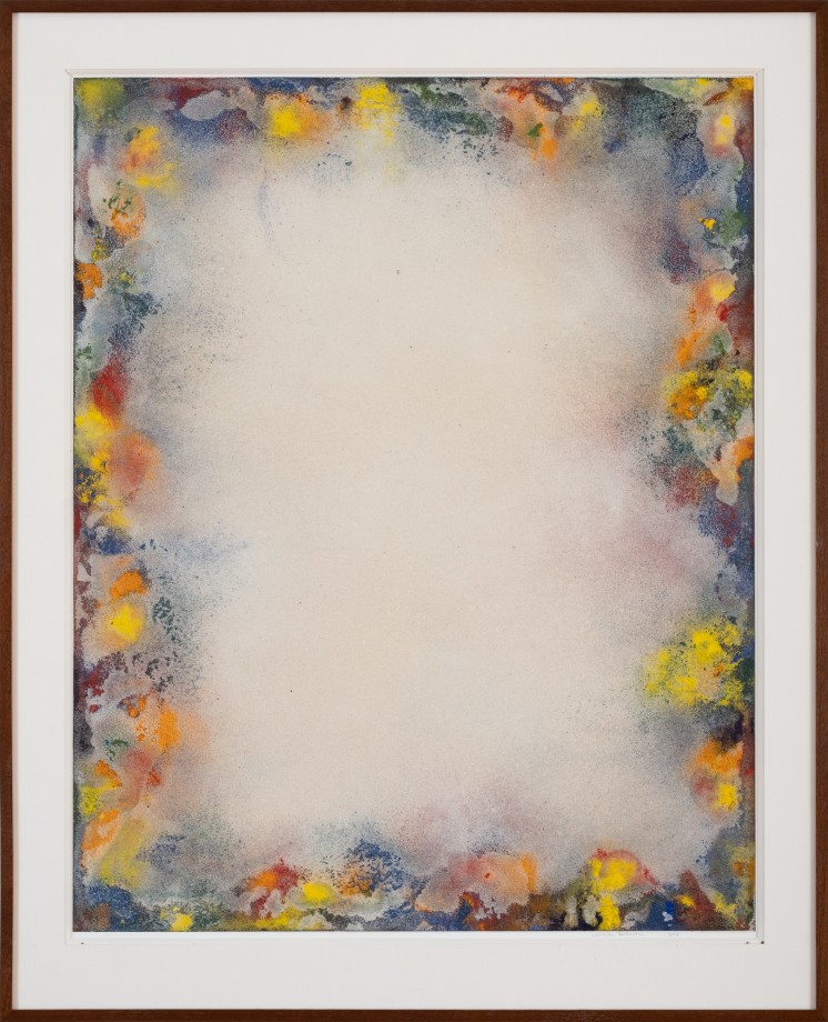 Natvar Bhavsar, UNTITLED XX,&nbsp;1973,&nbsp;Dry pigments with oil and acrylic mediums on paper,&nbsp;48 x 39 in