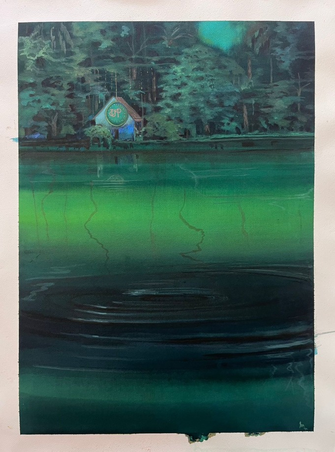 Sujith S.N.,&nbsp;Untitled, 2023, Watercolour on paper, 24 x 16 in (70 x 40.6 cm), SNSUJ058