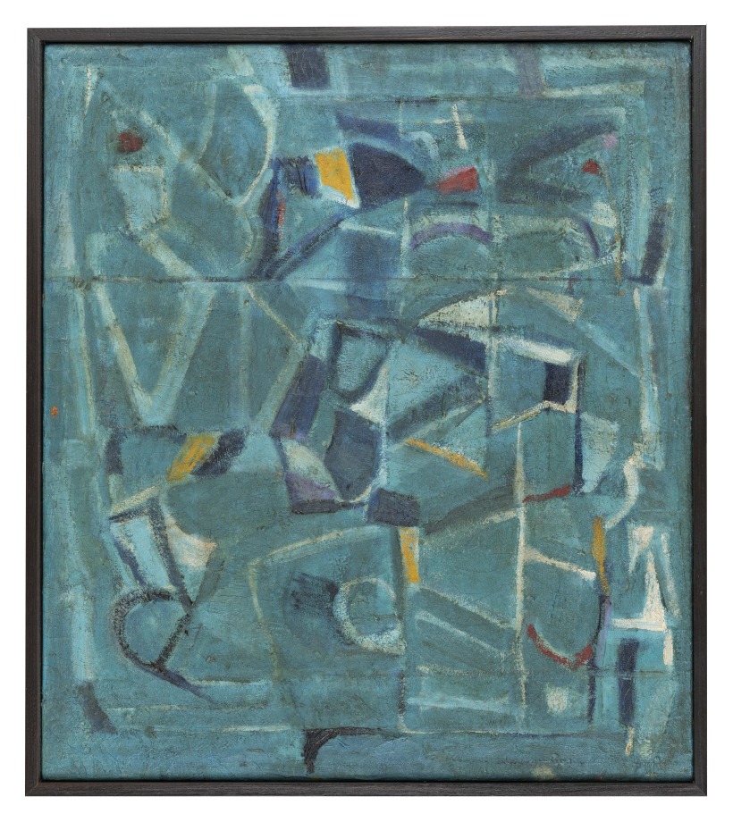 Achuthan Kudallur, Untitled, c. 2010,&nbsp;Oil on canvas,&nbsp;25 x 21.65 in (63.5 x 55 cm), KUDAC014