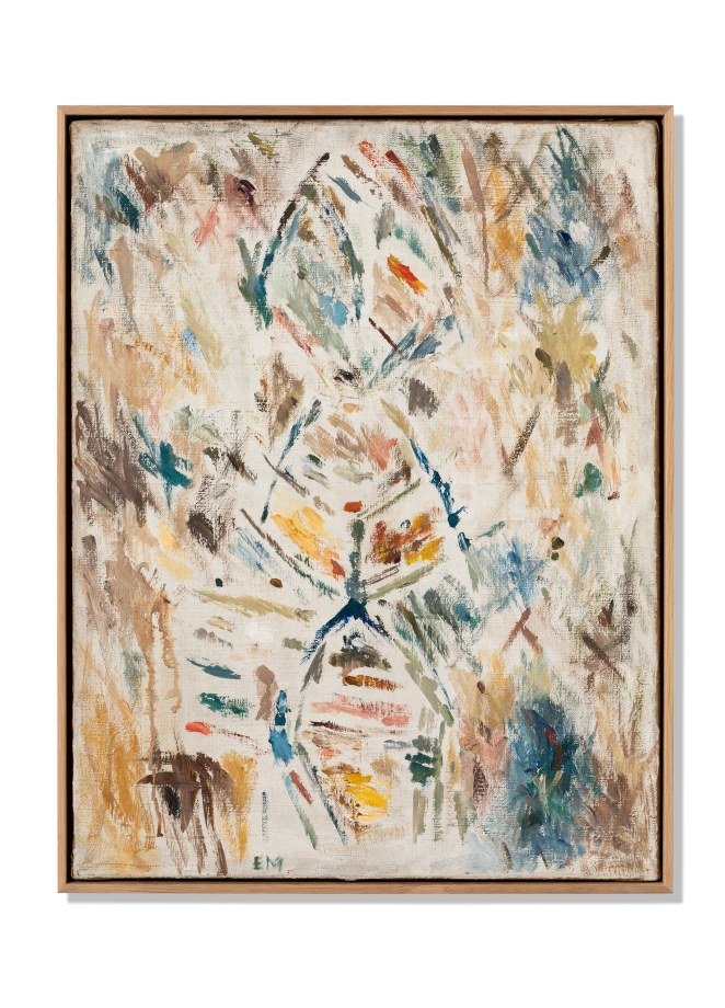 Ernest Mancoba, Untitled 2,&nbsp;ca. 1965, Oil on canvas, 25.5&nbsp;x 19.5&nbsp;in