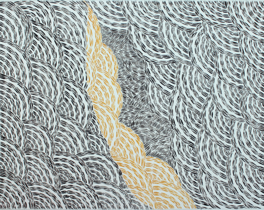 Safdar Ali Qureshi,&nbsp;Untitled, 2024, Gouache on wasli paper, 20 1/2 x 26 1/2 in (52.1 x 67.3 cm), QSAFD007