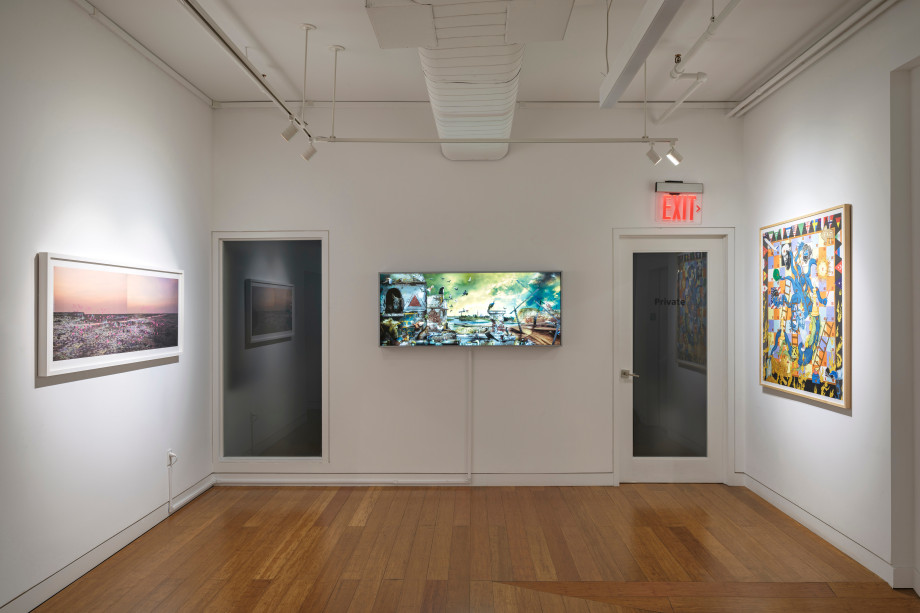 Installation view of exhibition