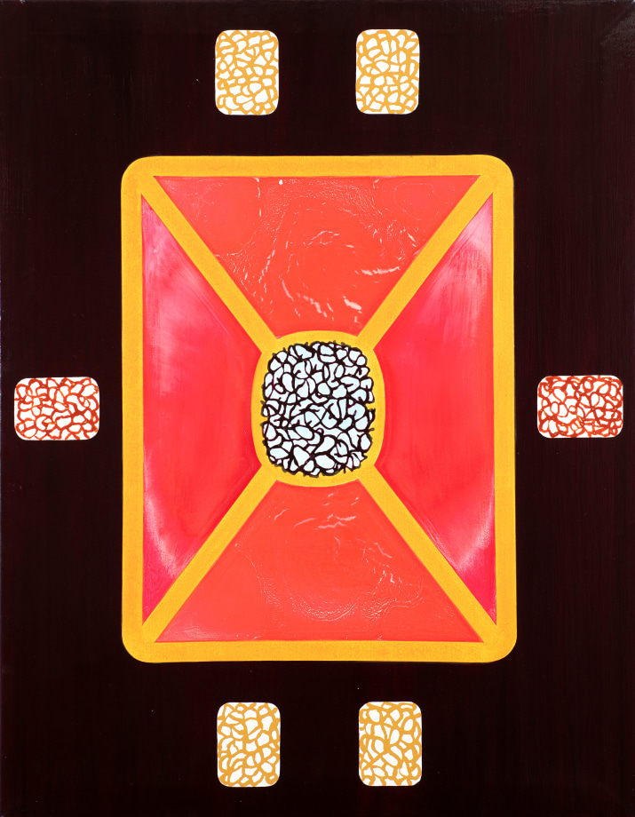 abstract tantric painting