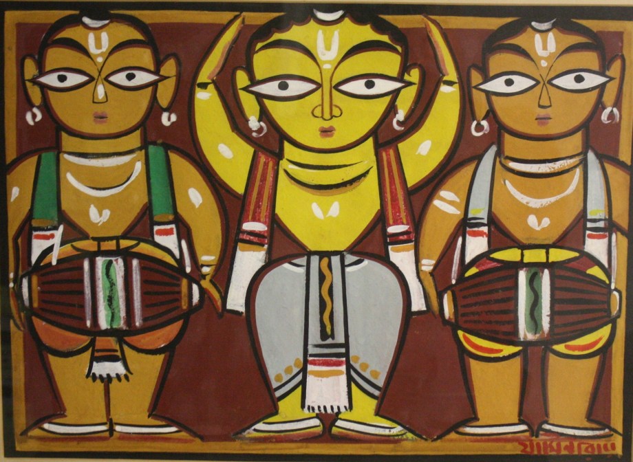 Jamini Roy Untitled (Dancer with Drummers)