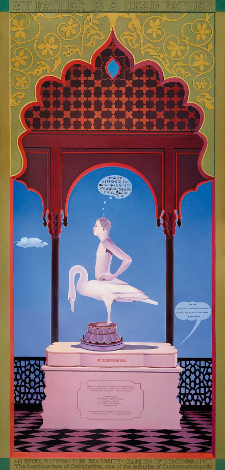 mythical figure on a pedestal