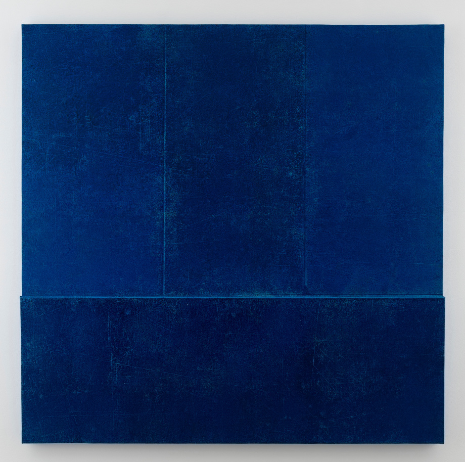 Blue abstract painting