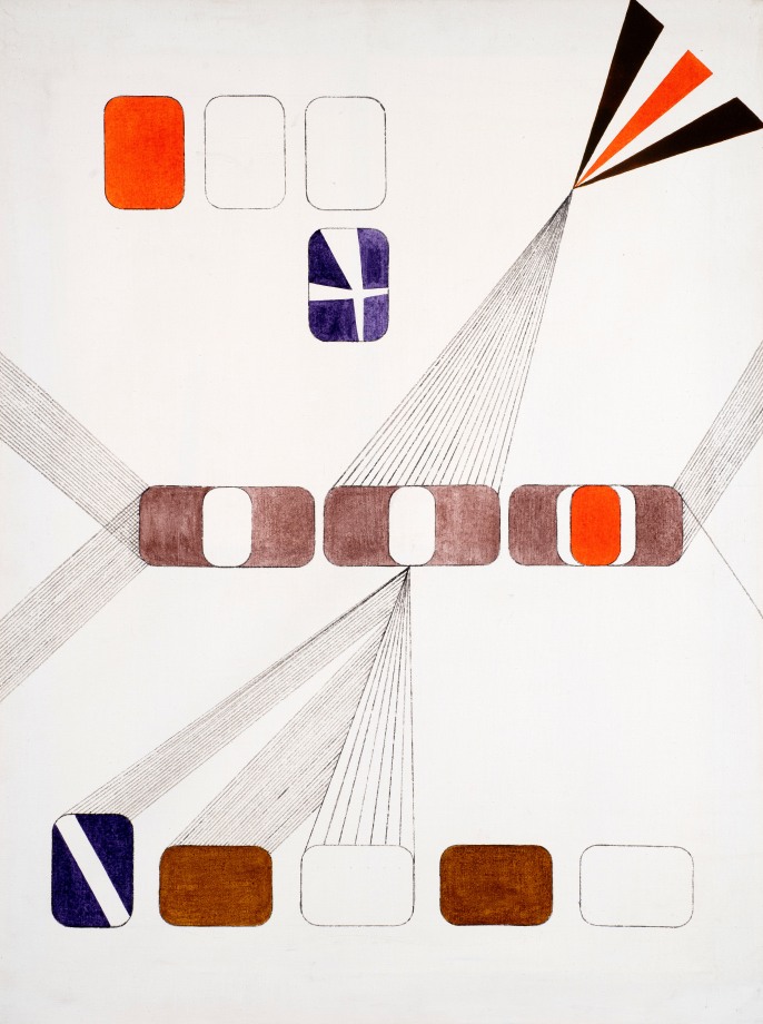 abstract tantric painting