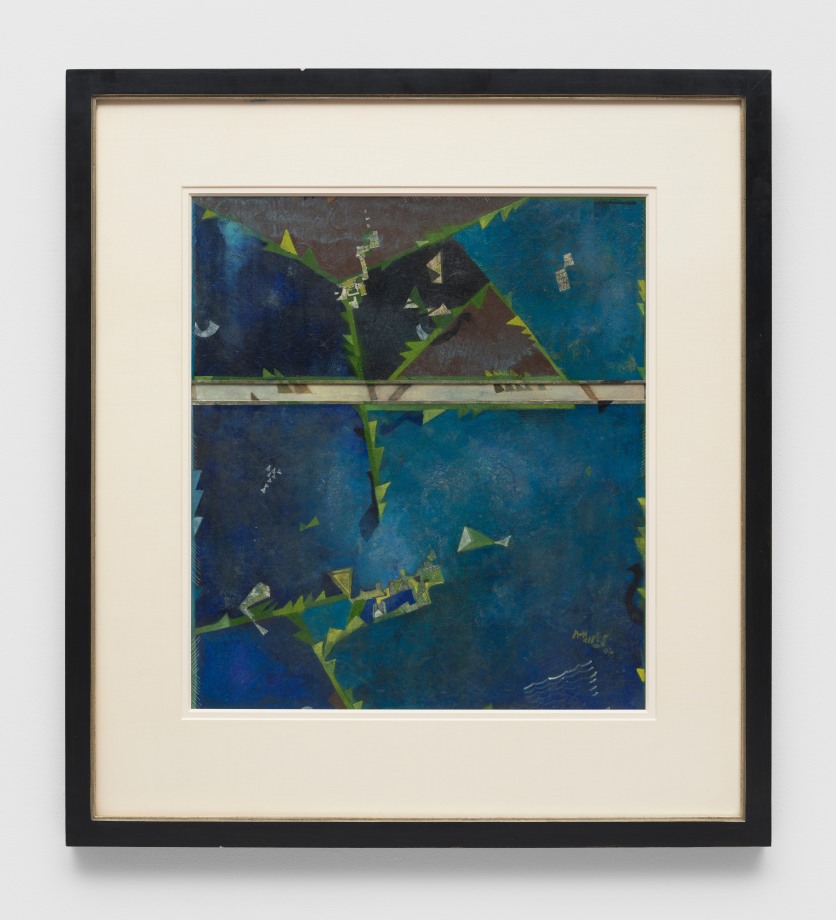 Ganesh Haloi, Untitled 2, 2002,&nbsp;Gouache on paper,&nbsp;21 &frac34; x 19 &frac14; in (55.3 x 48.9 cm), HALGA015