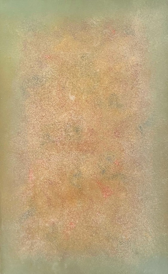 Natvar Bhavsar, MANGALAA,&nbsp;2007, Dry pigments with oil and acrylic mediums on canvas, 73.5 x 45.5 in