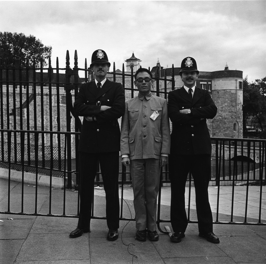 London, England, 1983. Gelatin silver print, 16 x 16 inches.