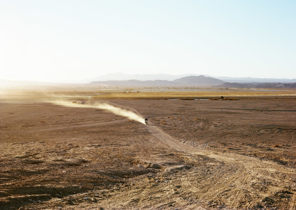 Untitled, (rider), Joshua Tree, California, 2021. Chromogenic print, 39 x 55 inches.