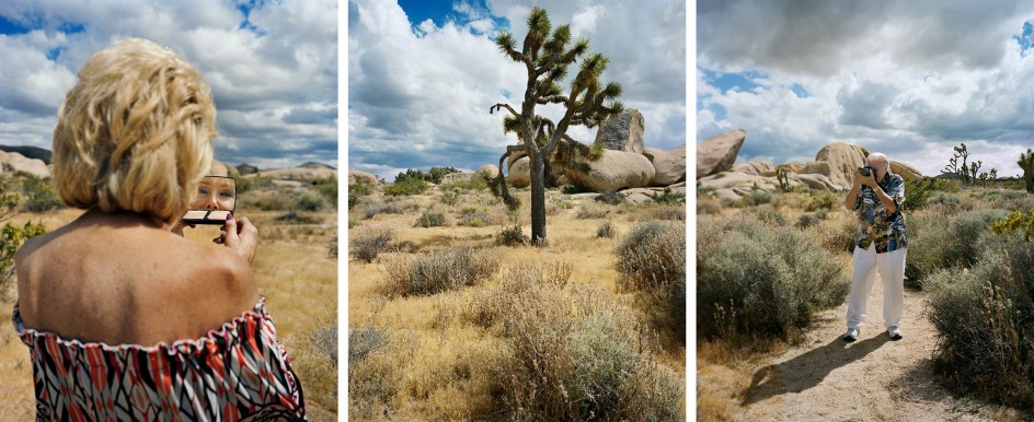 The Adoration of Linda,&nbsp;2019. ARchival pigment print, three panels.