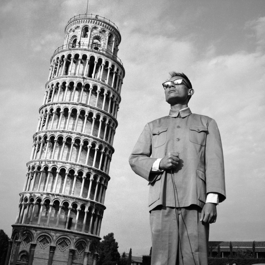 Pisa, Italy, 1989. Gelatin silver print, 16 x 16 inches.