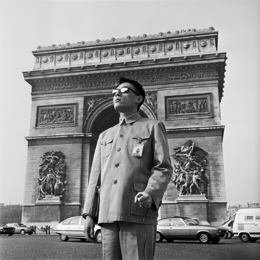 Paris, France, 1983. Gelatin silver print, 16 x 16 inches.