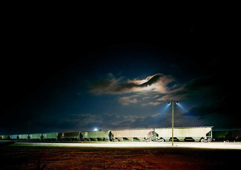 Untitled (Night Train), Galveston, Texas, 2015.