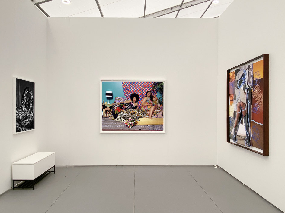 Installation view, Yancey Richardson at Untitled Art: Miami Beach, 2023.