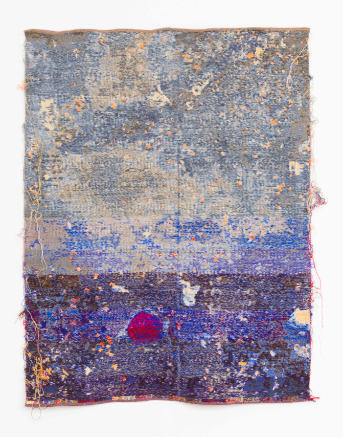 Laura Letinsky &amp;amp; John Paul Morabito, MaireegoldEdis&amp;amp;beech(pinkfusion), 2017. Cotton and wool, 53 x 40 inches.