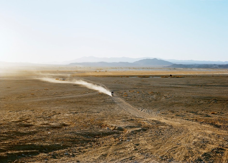 Untitled, (rider), Joshua Tree, California, 2021. Chromogenic print, 39 x 55 inches.