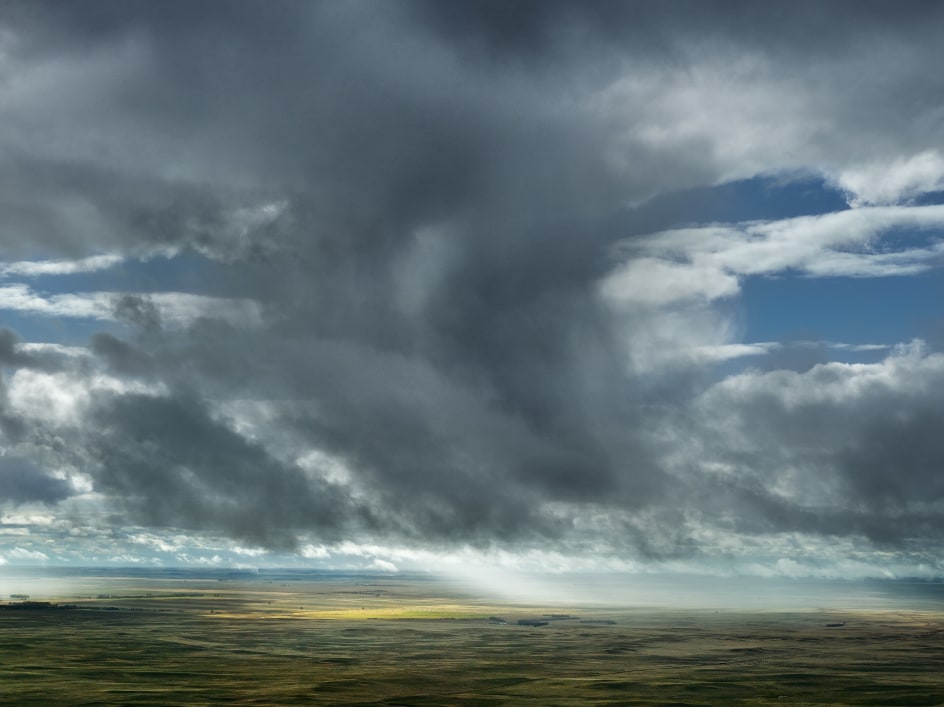 Sun Through Rain,&nbsp;Dawes Conty, Nebraska, 2013. From the series&nbsp;Dirt Meridian.&nbsp;Archival pigment print.