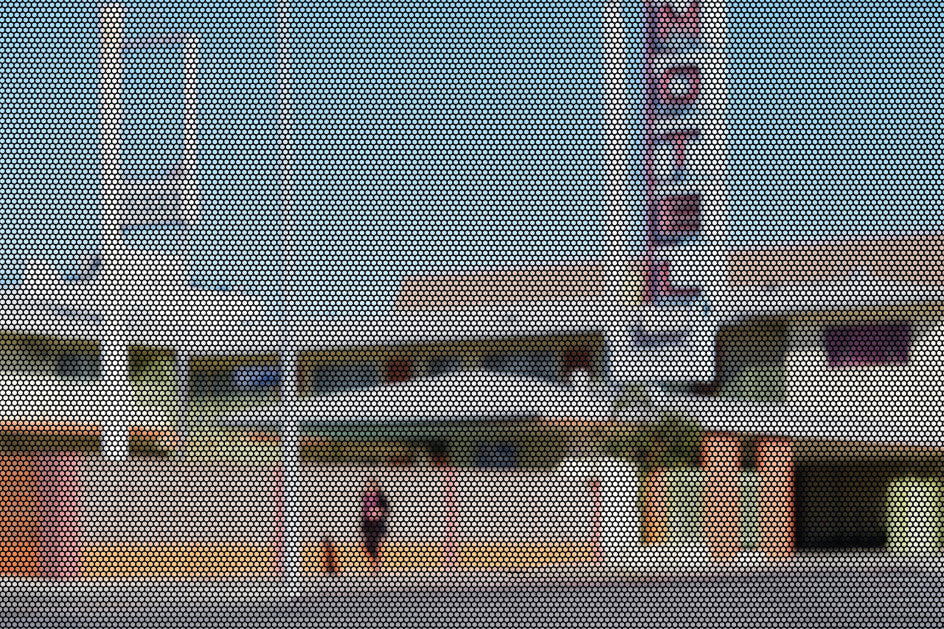 Screened Pictures X #153, 2023. Archival pigment print, 50 x 75 inches.