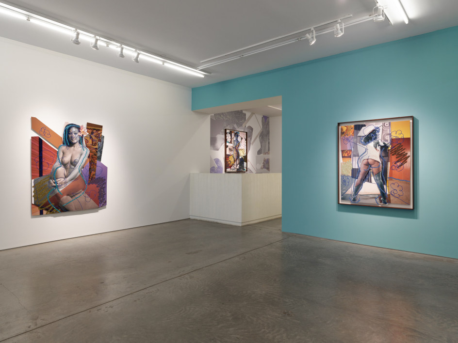 Installation view, Mickalene Thomas, je t&#039;adore, Yancey Richardson Gallery, 2023.