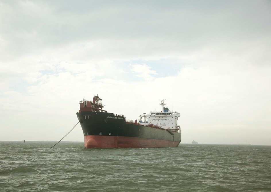 Untitled (Oil Chemical Tanker Overseas Tampa, USA), Houston Ship Channel, Texas, 2015, 17 x 22 or 27 x 40 inch chromogenic print