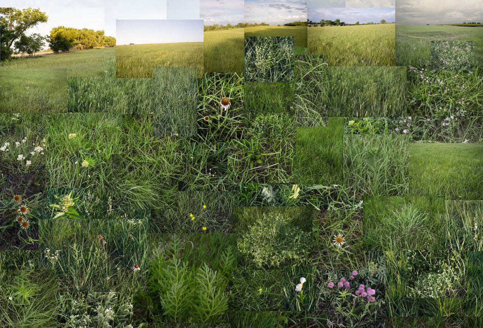 Fent&#039;s Prairie, near Salina, Kansas,&nbsp;May 28 &amp;amp; 29, 2018. Archival pigment print, 41 1/2&nbsp;x 46 5/8&nbsp;inches.&nbsp;