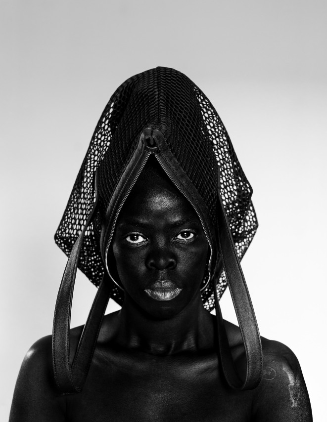 Zanele Muholi,&nbsp;Cebo II, Philadelphia,&nbsp;2018. Gelatin silver print, 39 3/8 x 30 1/2 inches.