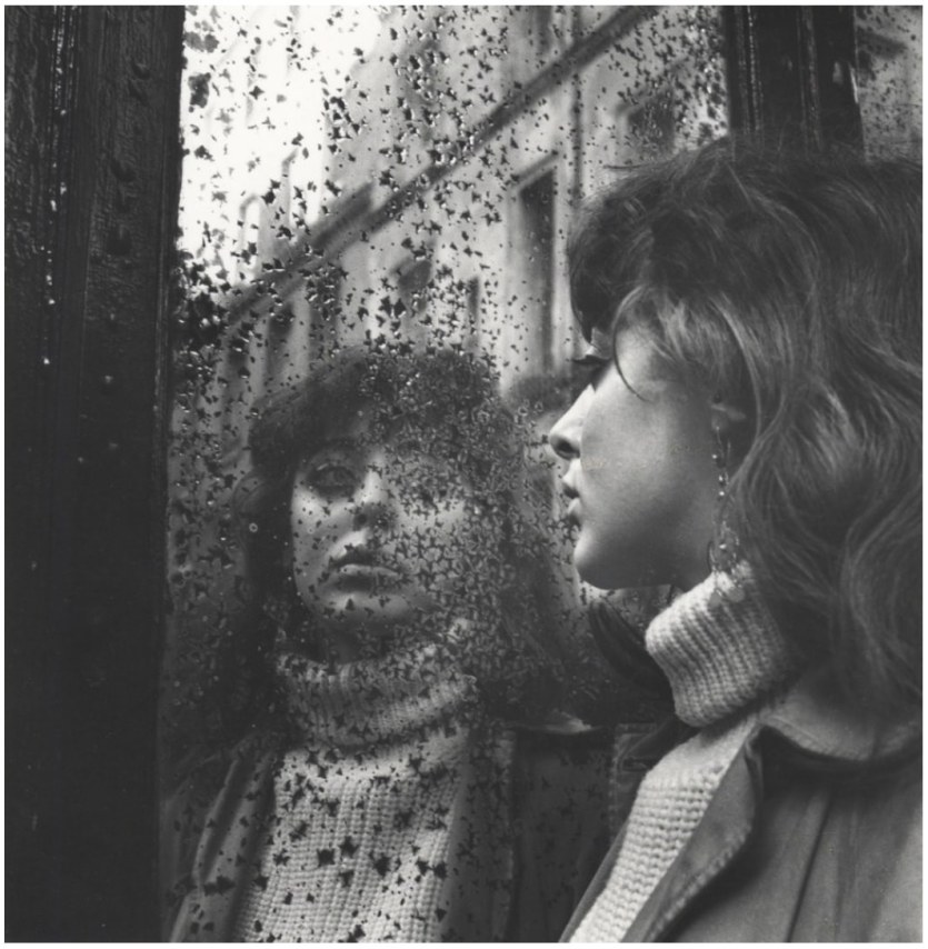 Ed van der Elsken,&nbsp;Vali Meyers voor de spiegel,&nbsp;Saint Germain des Pr&eacute;s /&nbsp;Vali Meyers, in front of mirror, Saint-Germain des Pr&eacute;s, 1951. Gelatin silver print, 8 x 7 5/8 inches.