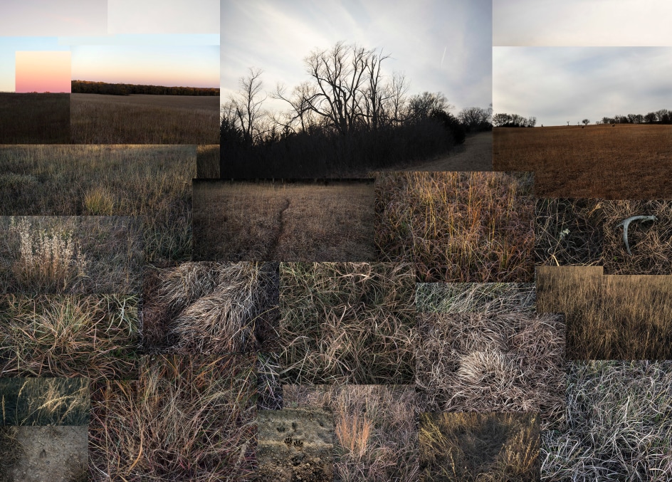 Fent&#039;s Prairie, near Salina, Kansas,&nbsp;Winter, 2019. Archival pigment print, 41 1/2&nbsp;x 57 1/4&nbsp;inches.