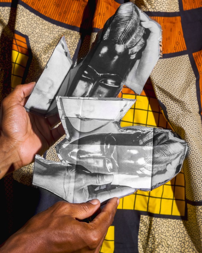 David Alekhuogie, Scramble for Africa 2-3, 2023. Archival pigment print, 44 3/4 x 35 3/4 inches.