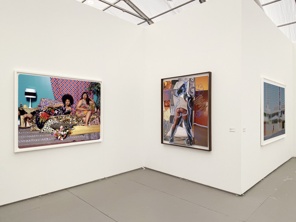 Installation view, Yancey Richardson at Untitled Art: Miami Beach, 2023.