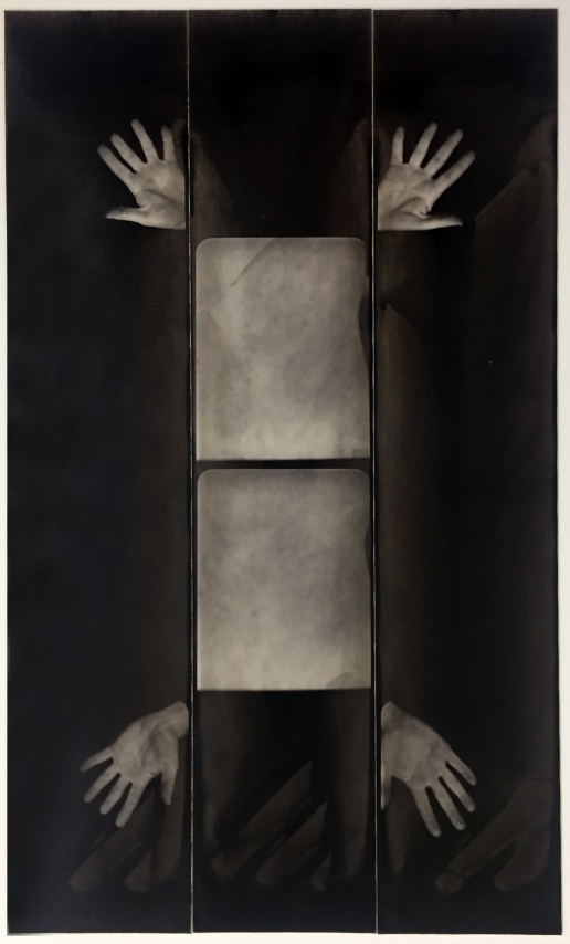Jared Bark,&nbsp;Untitled, PB #1219, 1973. Vintage gelatin silver photobooth print, image: 7 7/8 x 4 3/4 inches, frame: 10 3/4 x 7 7/8 inches.