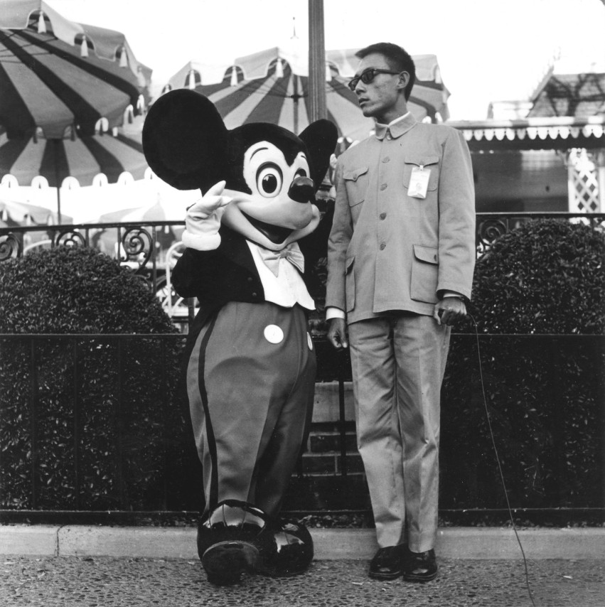 Disneyland, California, 1979.&nbsp;Gelatin silver print, 16 x 16 inches.