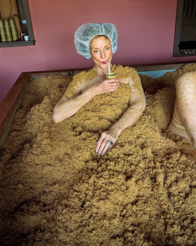 Sage Sohier,&nbsp;Cedar Enzyme Bath, Osmosis Spa, Freestone, CA, 2010. Archival pigment print, 33 3/4 x 28 inches.