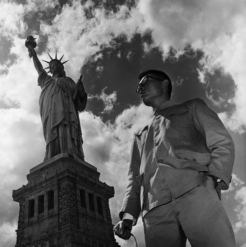 New York, New York, 1979.&nbsp;Gelatin silver print, 16 x 16 inches.