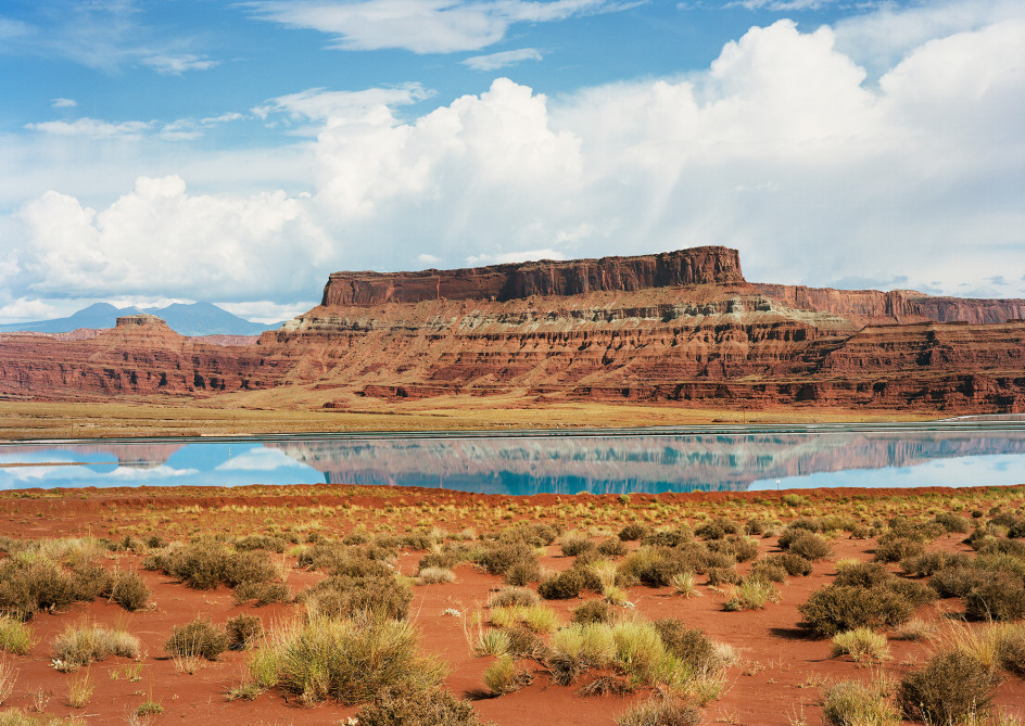 Untitled, (Evaporation pool), Moab, Utah,&nbsp;2016. Chromogenic print, 39 x 55 inches.&nbsp;