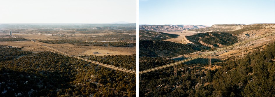 Untitled, (Coal conveyor belt), Near Kayenta, Apache-Navajo Counties, Arizona,&nbsp;2017. Chromogenic print.&nbsp;