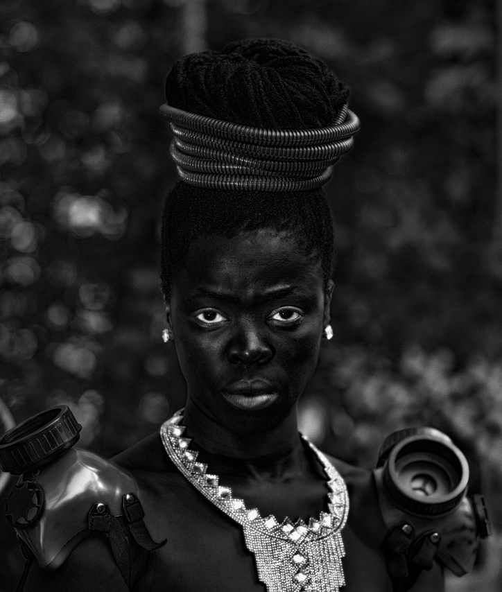 Zanele Muholi,&nbsp;Namhla II, Chapel Hill, North Carolina,&nbsp;2016. Gelatin silver print, paper dimensions: 19 5/8 x 17 1/4 inches, image dimensions: 15 3/4 x 13 3/8 inches.&nbsp;