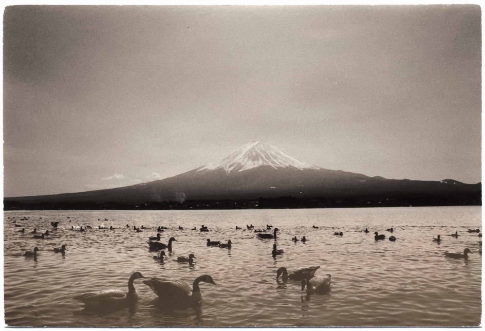 Yamamoto Masao,&nbsp;Untitled #1228, 2003,&nbsp;from the series&nbsp;Nakazora.&nbsp;Gelatin silver print with mixed media,&nbsp;4 1/4 x 6 1/2 inches.