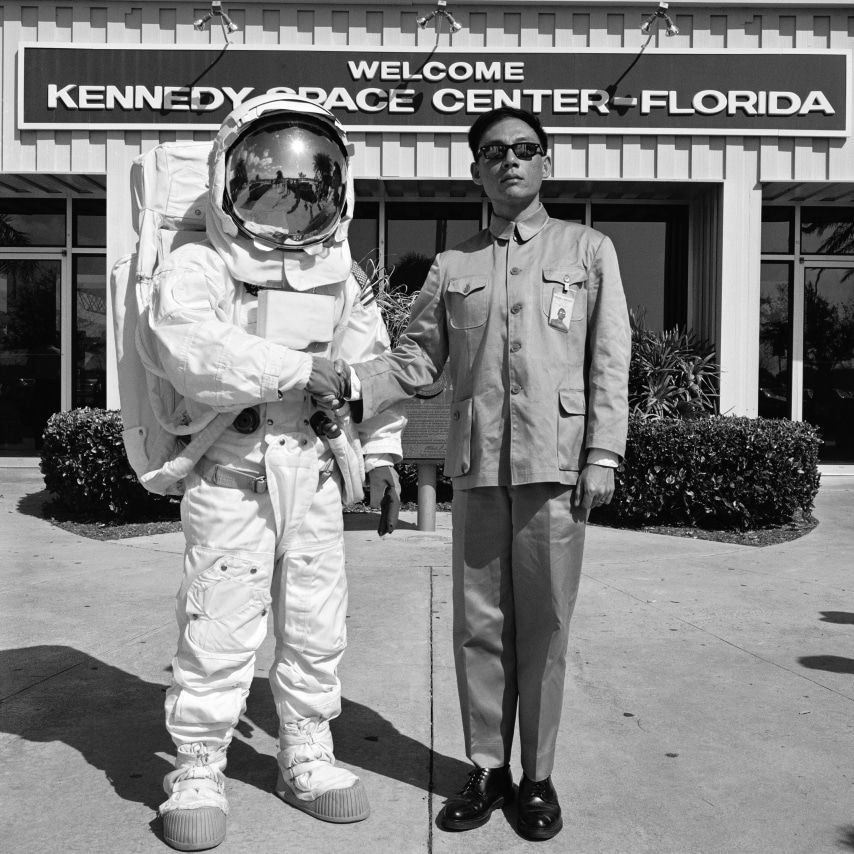 Cape Canaveral, Florida, 1985. Gelatin silver print, 16 x 16 inches.