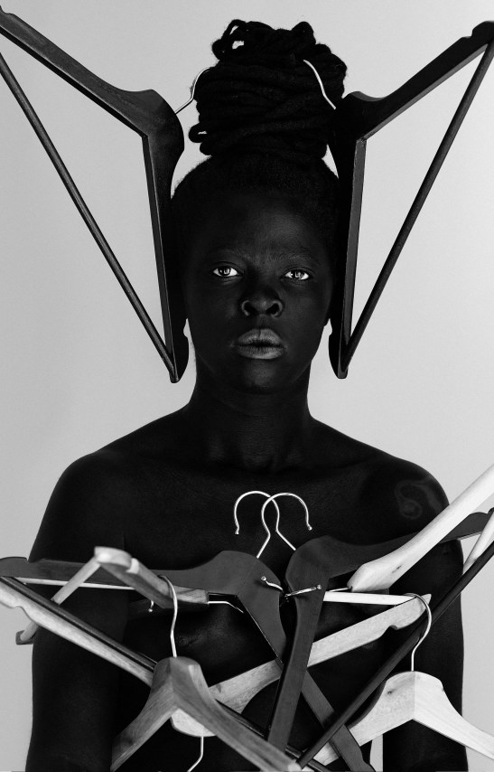 Zanele Muholi, Misiwe, Biljmer, Amsterdam, 2017. Gelatin silver print, 27 1/2 x 17 5/8 inches.&nbsp;