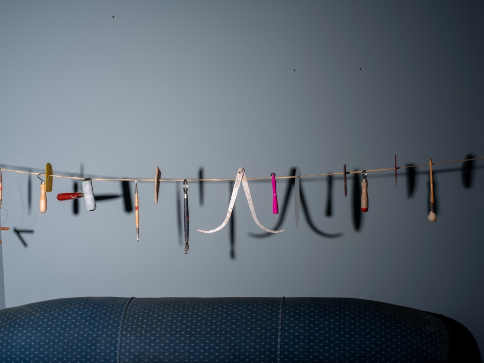 Instruments,&nbsp;2018.&nbsp;Archival pigment print. From the series&nbsp;Knit Club.