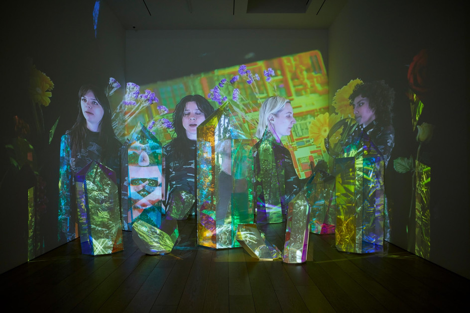 Tony Oursler: mAcHiNe E.L.F., Installation View