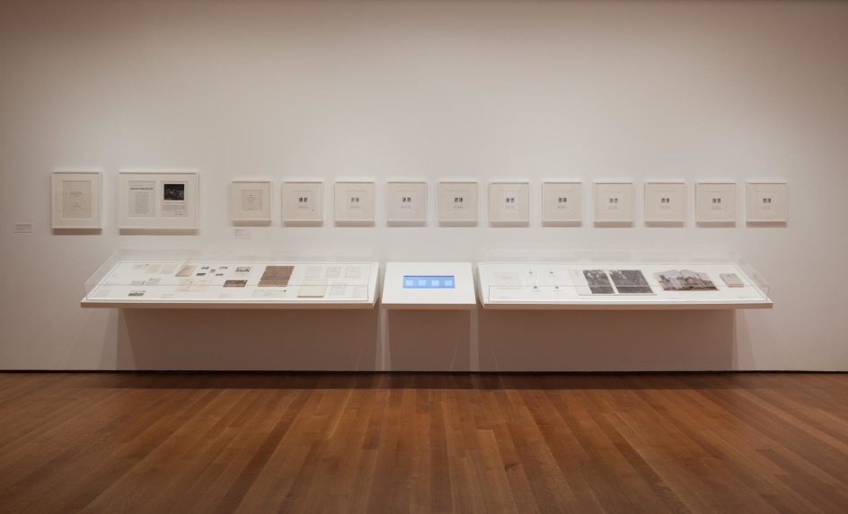  Installation view of Gilbert &amp;amp; George: The Early Years