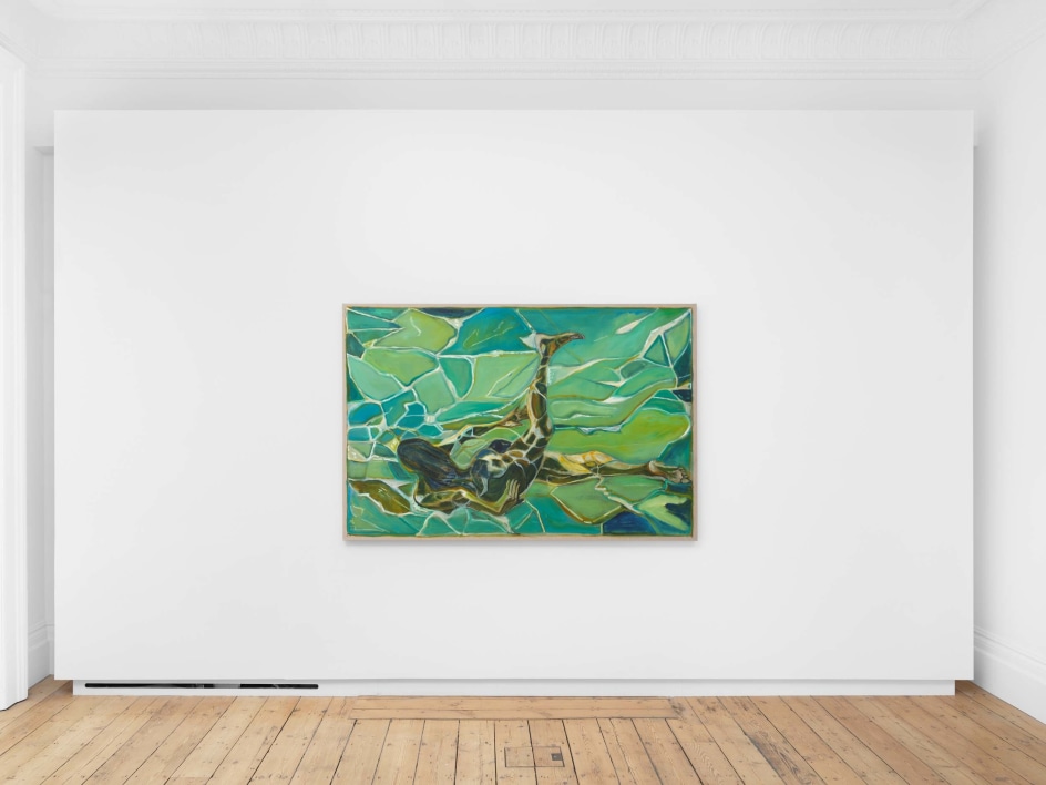 Billy Childish:&nbsp;where the black water slid, Installation View