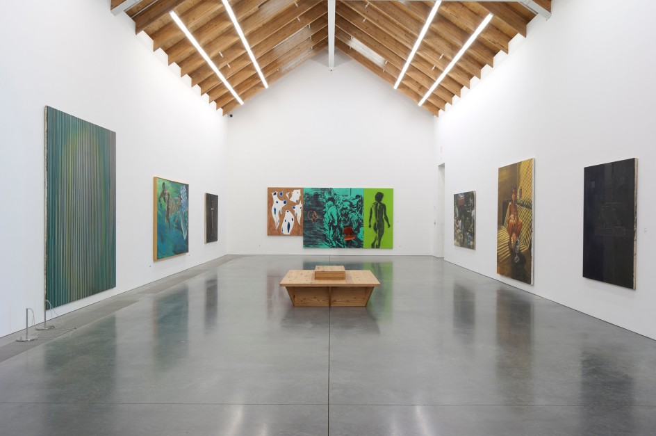 Unfinished Business: Paintings from the 1970s and 1980s by Ross Bleckner, Eric Fischl, and David Salle, Installation view, Parrish Art Museum,&nbsp;Water Mill, New York