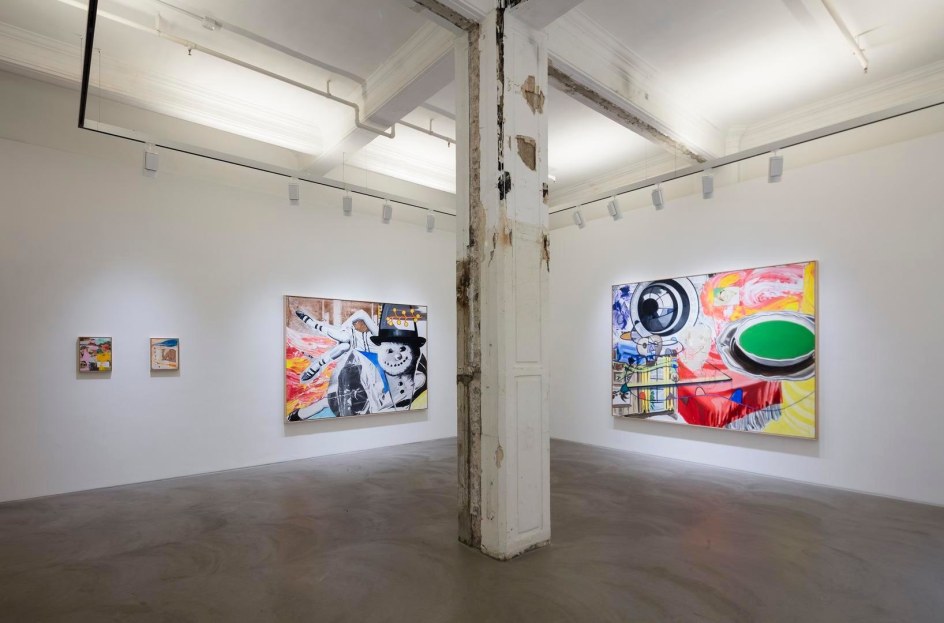 David Salle installation view 3