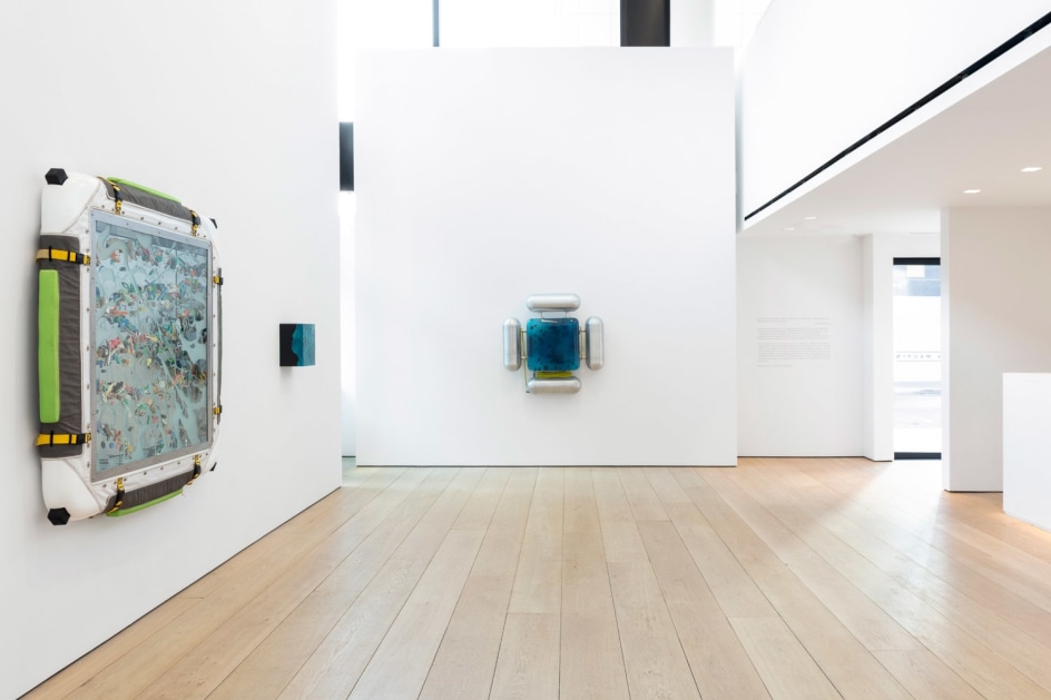 Ashley Bickerton: Seascapes at the End of History, Installation view, New York